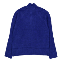 Tjm Reg 1/4 Zip Raglan Badge Blue