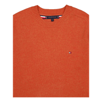 Lambswool Crew Neck Orange