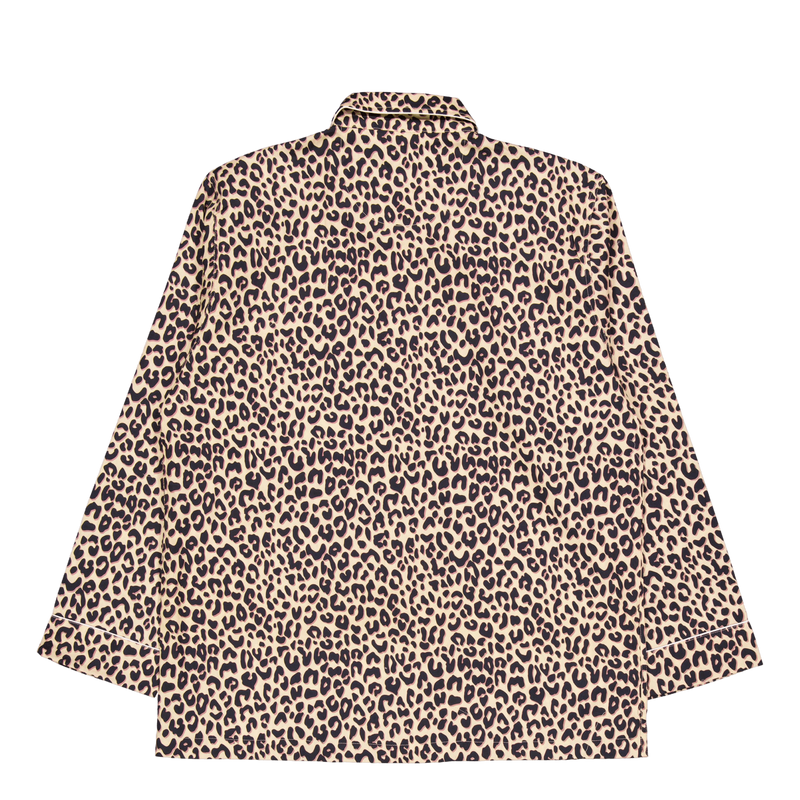 Leopard Pyjama Shirt 250 Beige