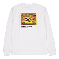 Swallow Pockies Ls 100 White