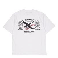 Swallow Pockies Tee 100 White