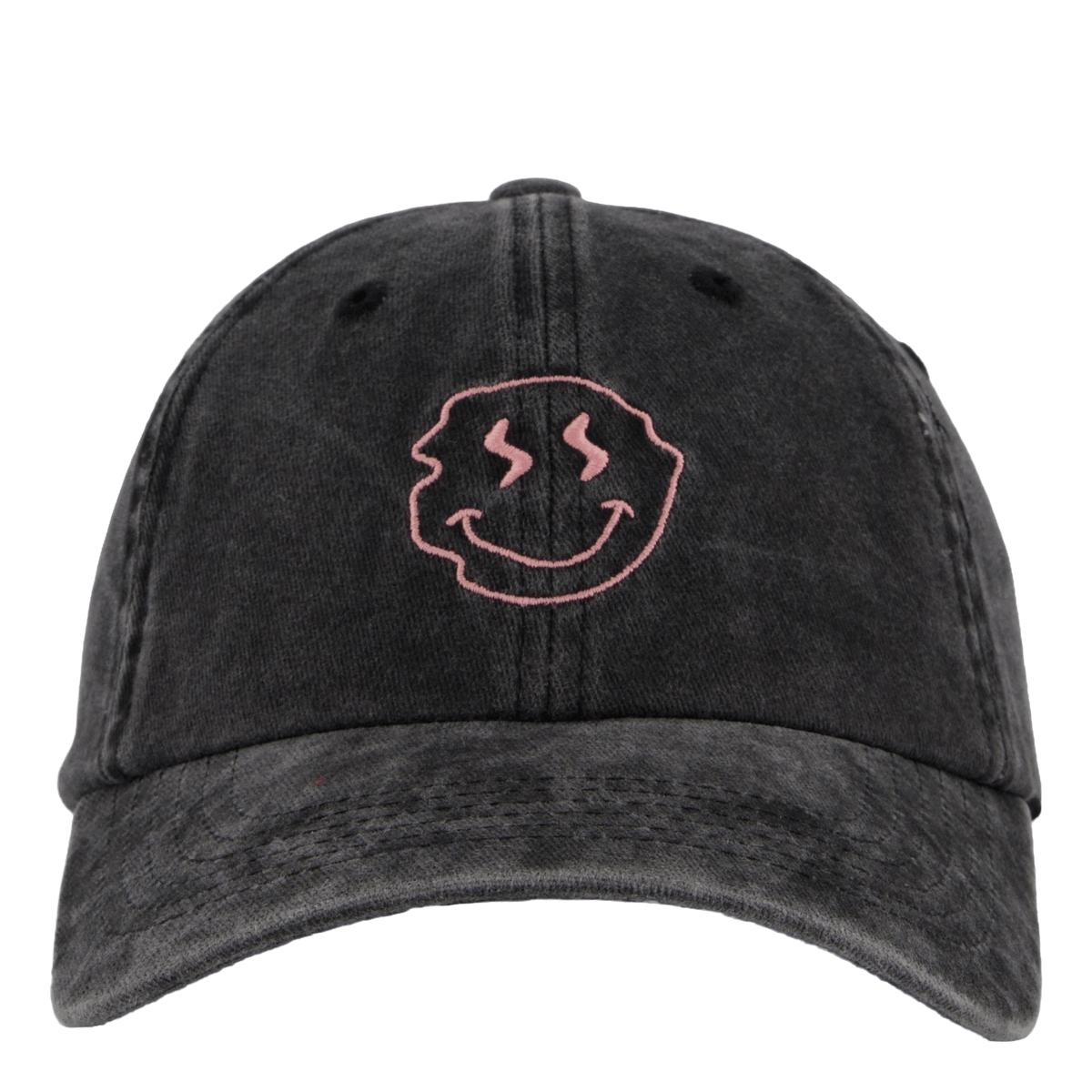 Smiley Washed Black