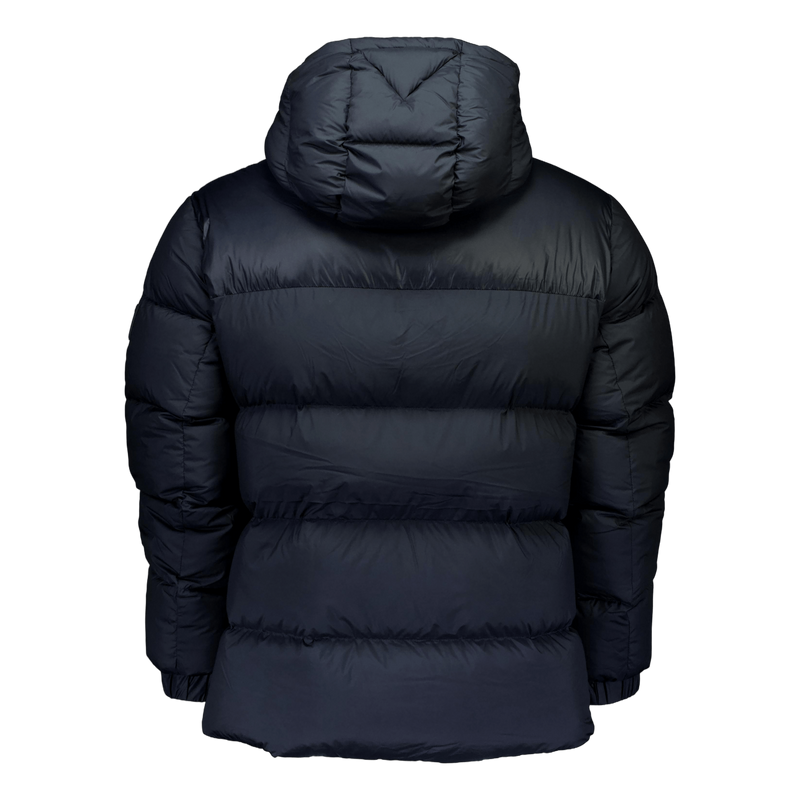 Mix Down Hooded Puffer Jacket