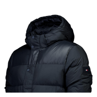 Mix Down Hooded Puffer Jacket