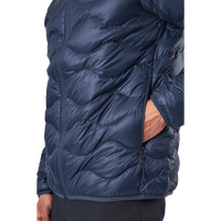 M Helium Down Hood Jacket Blue Shadow