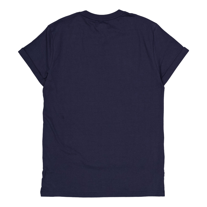 Roll-up Tee Navy Blue