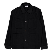 Wool Overshirt Black