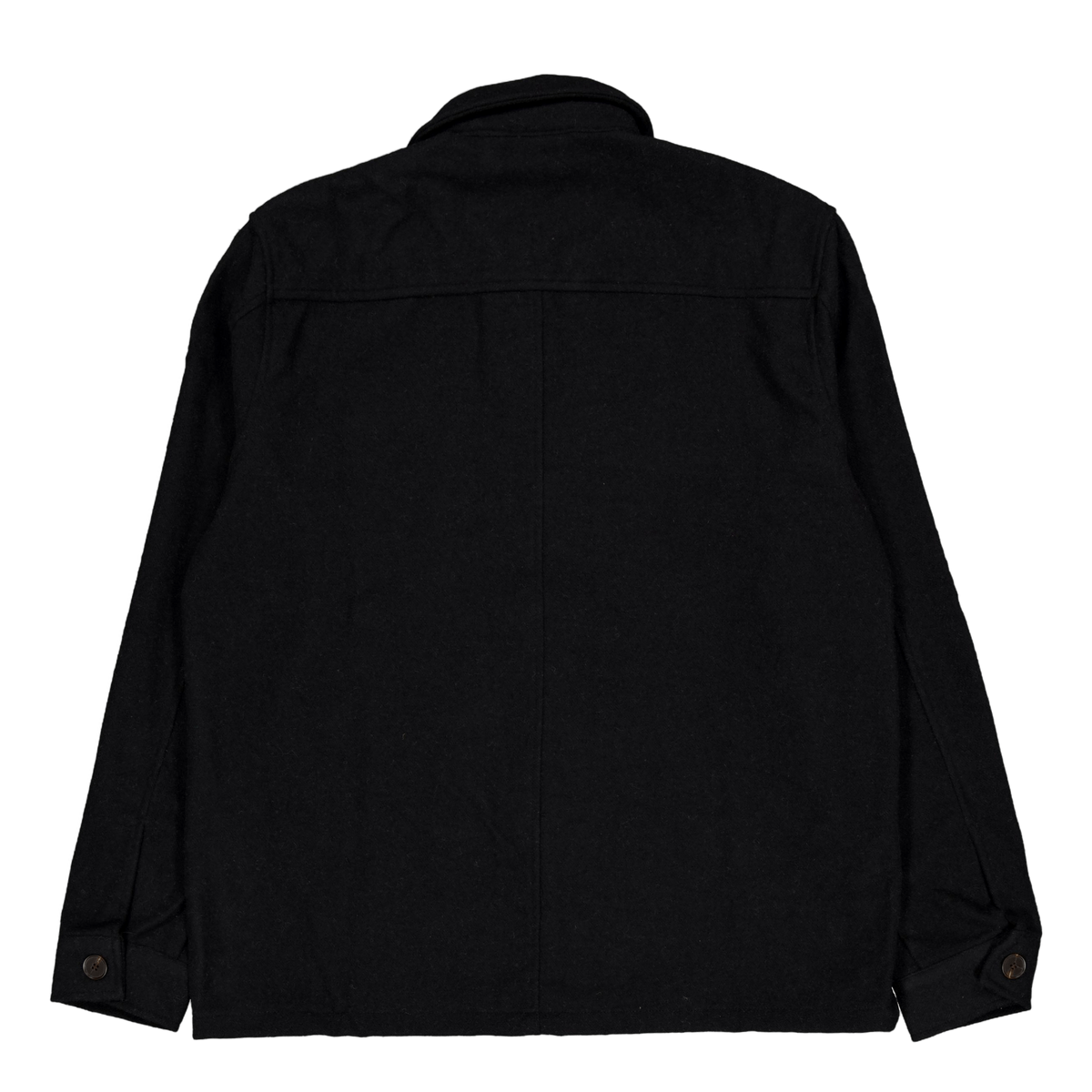 Wool Overshirt Black