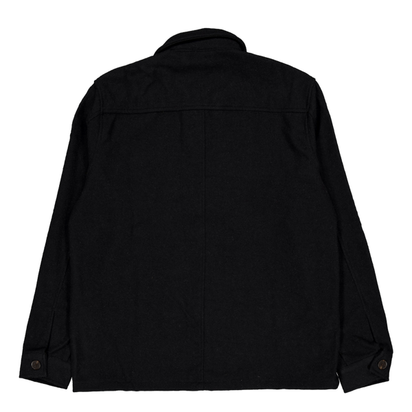 Wool Overshirt Black