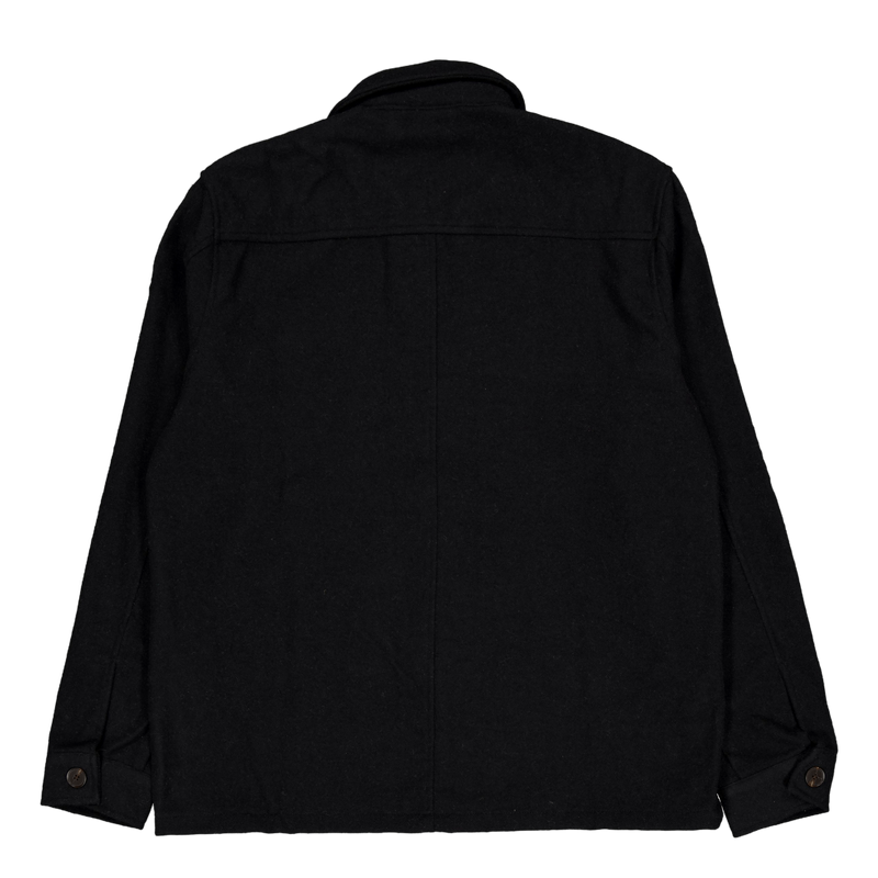 Wool Overshirt Black