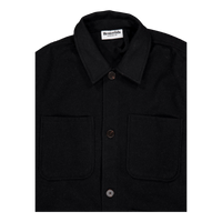 Wool Overshirt Black