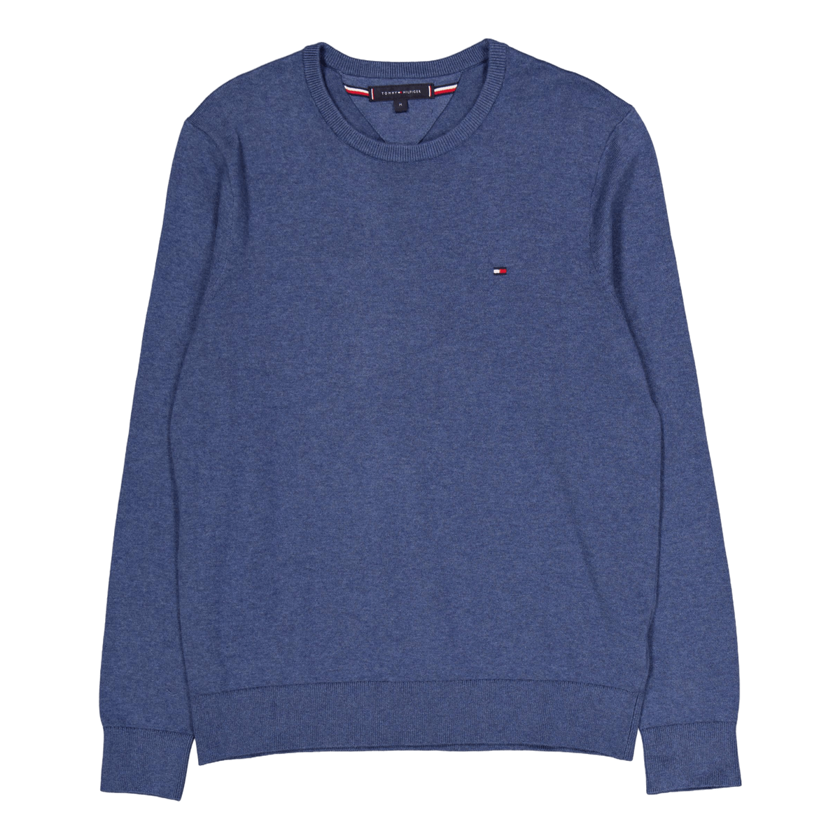 Essential Ssnl Cotton Crew Nec Blue