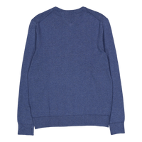 Essential Ssnl Cotton Crew Nec Blue