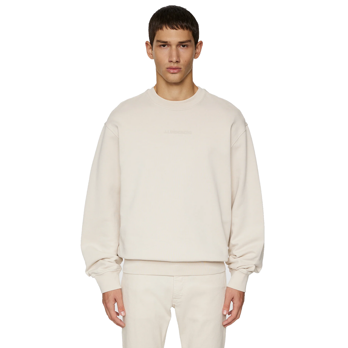 Callan Logo Crew Neck Moonbeam