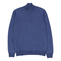 Kiyan Merino Quarter Zip Key Largo Melange