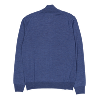 Kiyan Merino Quarter Zip Key Largo Melange