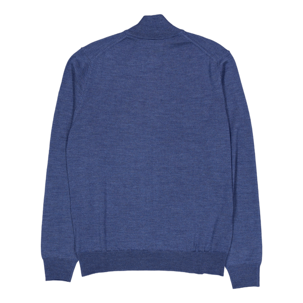 Kiyan Merino Quarter Zip Key Largo Melange