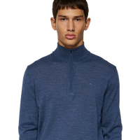 Kiyan Merino Quarter Zip Key Largo Melange