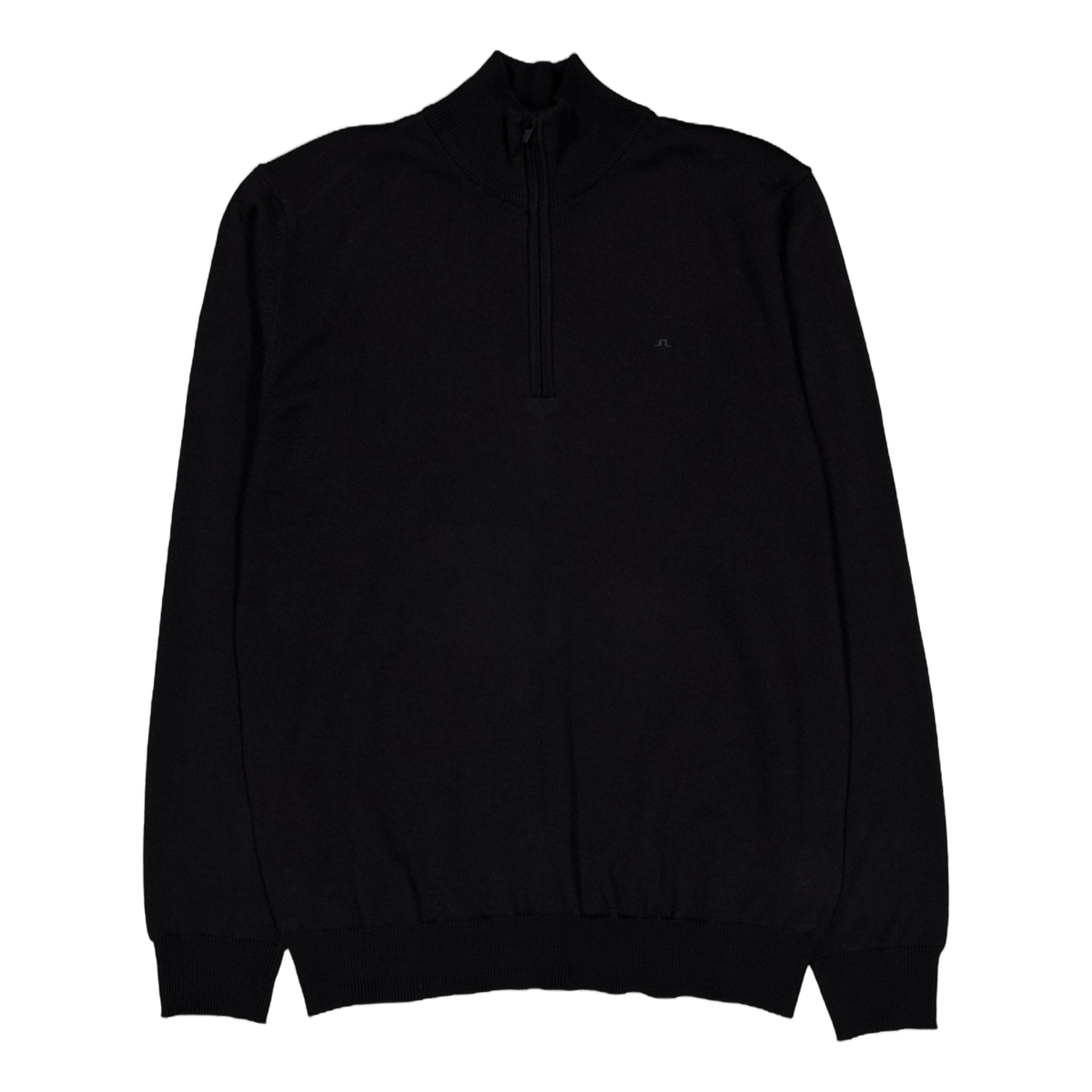 Kiyan Merino Quarter Zip Black