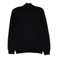 Kiyan Merino Quarter Zip Black