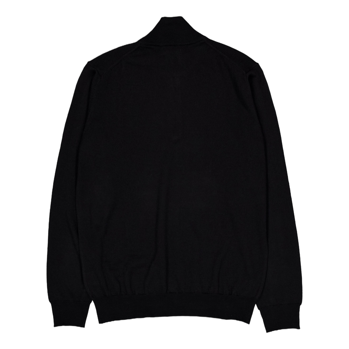 Kiyan Merino Quarter Zip Black