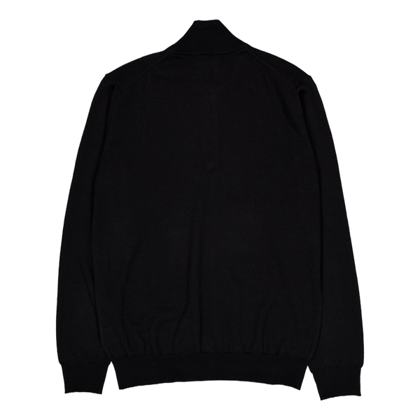 Kiyan Merino Quarter Zip Black