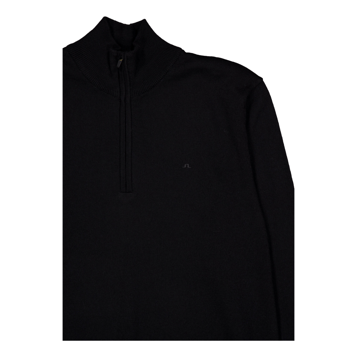 Kiyan Merino Quarter Zip Black