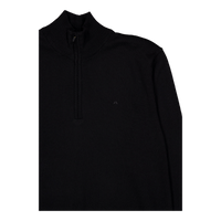 Kiyan Merino Quarter Zip Black