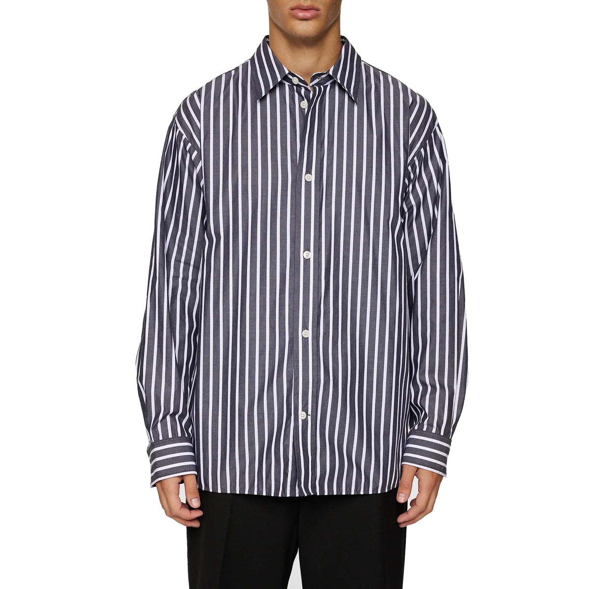 Howard Bold Yd Stripe Shirt Black