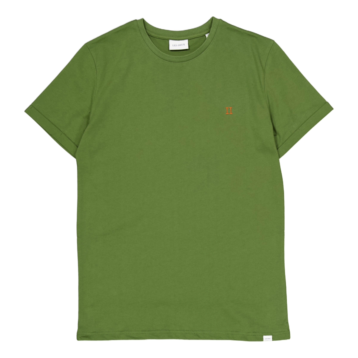 Nørregaard T-shirt - Seasonal Chive Green/orange