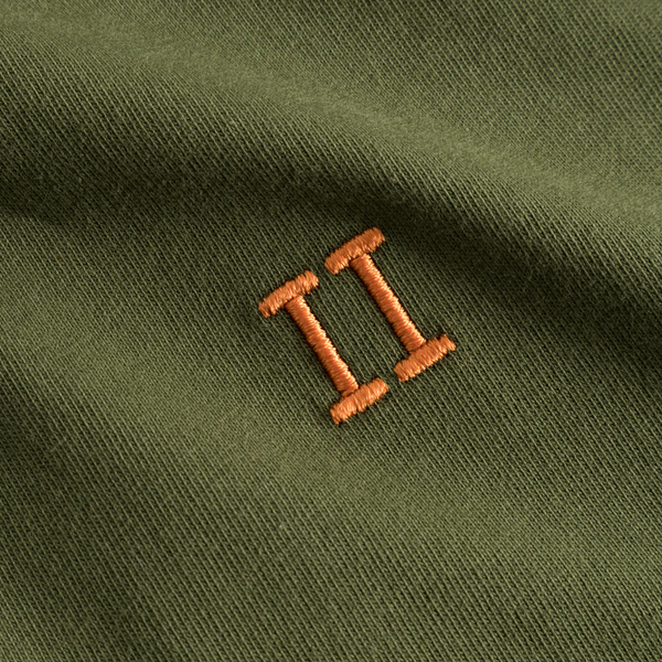 Nørregaard T-shirt - Seasonal Chive Green/orange