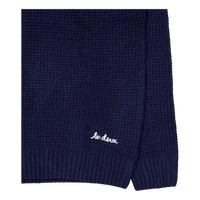 Grady Waffle Mockneck Knit Dark Navy