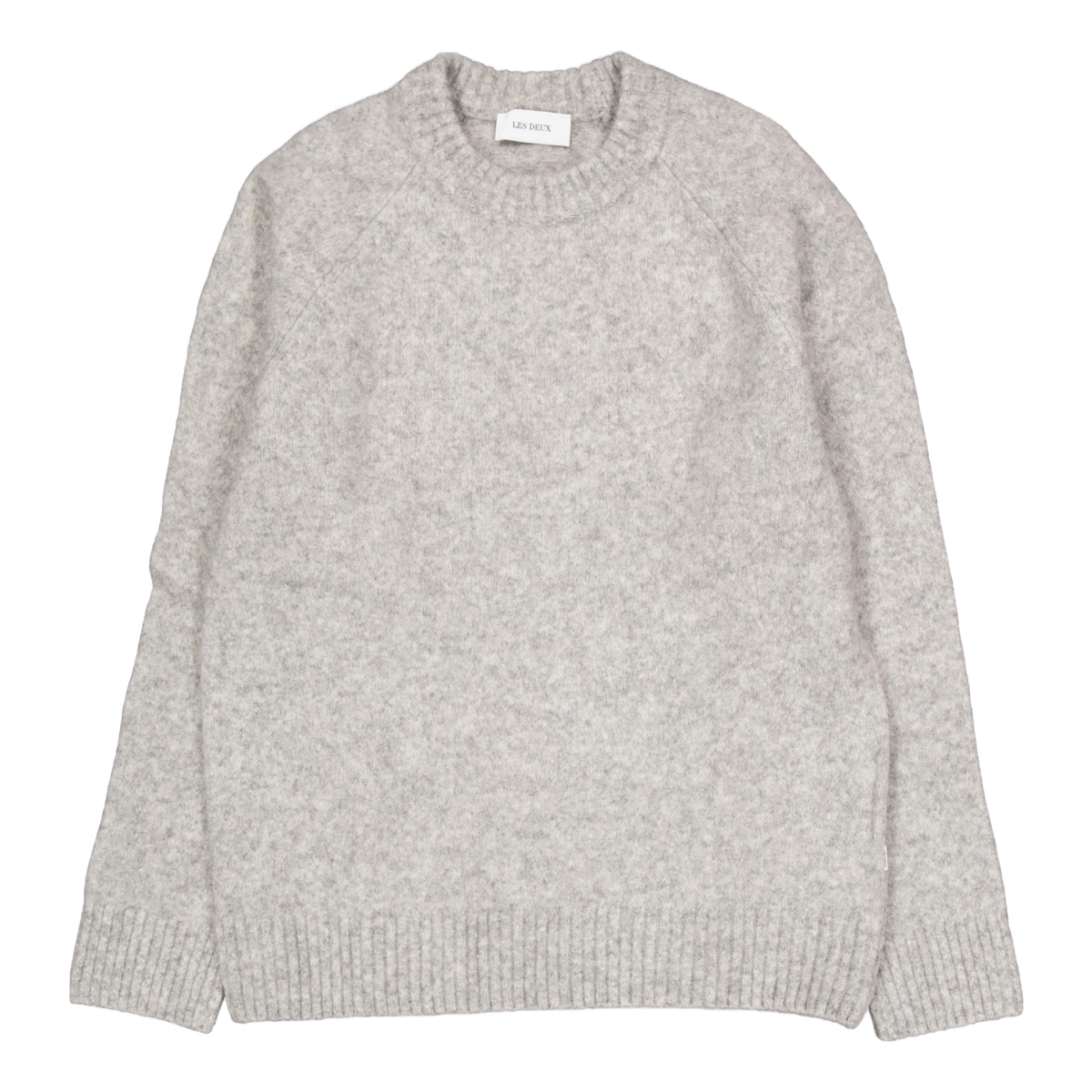 Gilbert Roundneck Knit Light Grey Melange