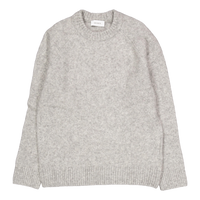 Gilbert Roundneck Knit Light Grey Melange