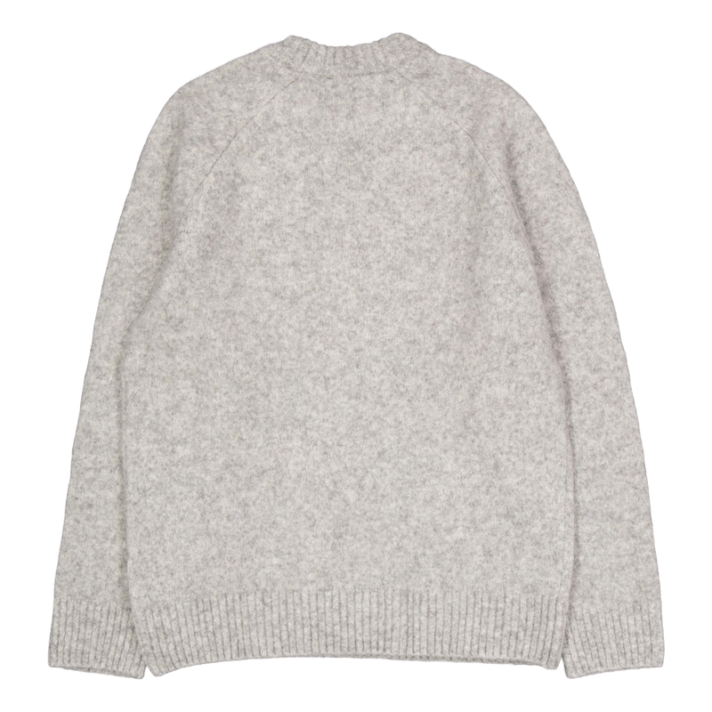 Gilbert Roundneck Knit Light Grey Melange