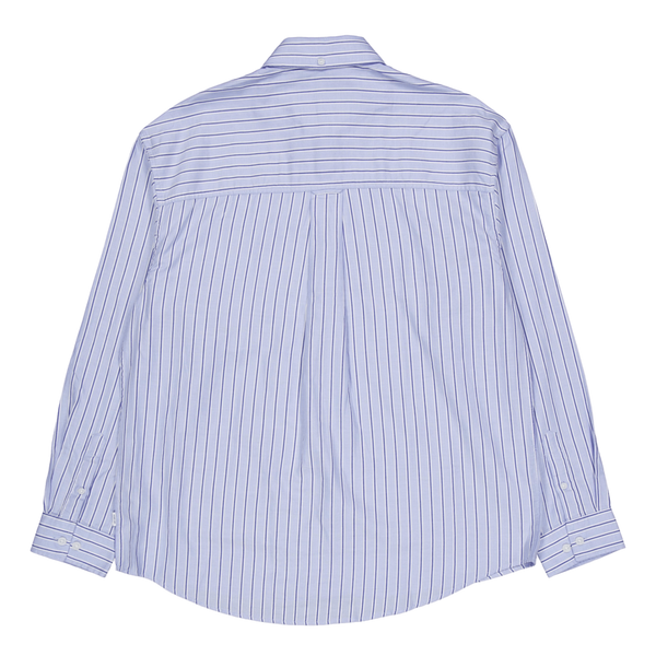 Kolton Herringbone Poplin Shir White/bel Air Blue