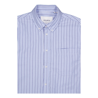 Kolton Herringbone Poplin Shir White/bel Air Blue