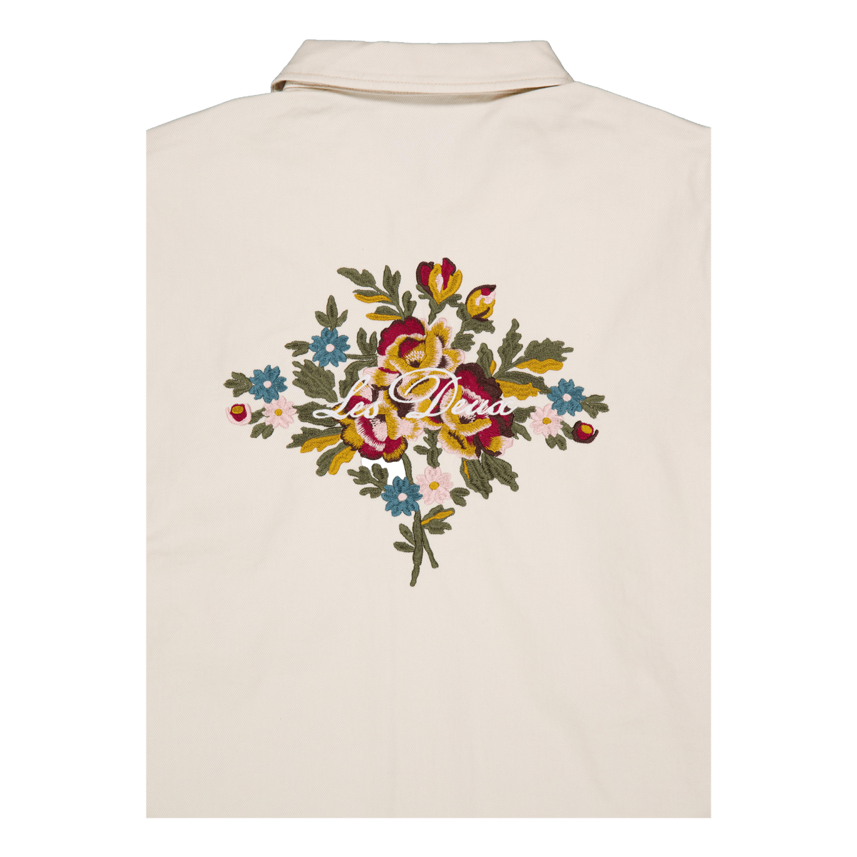 Journey Embroidery Overshirt Ivory