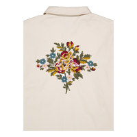 Journey Embroidery Overshirt Ivory