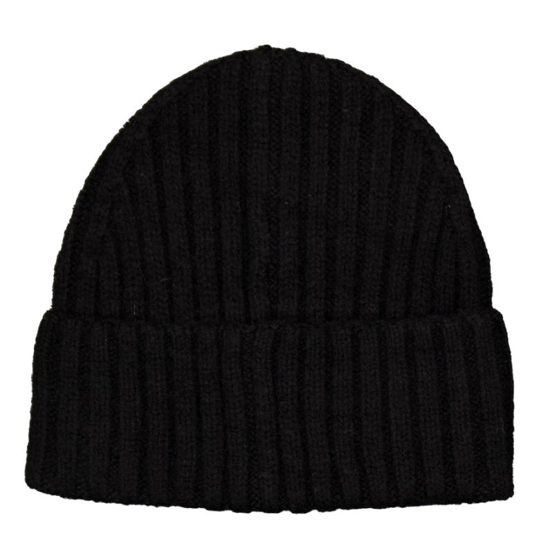 Wells Wool Beanie Black