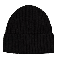 Wells Wool Beanie Black