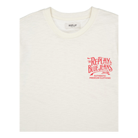 Backprint Tee Butter White