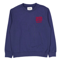 French Terry Crew Neck Sweatsh Medium Blue