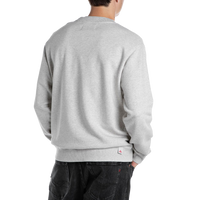 French Terry Crew Neck Sweatsh Light Grey Melange