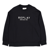 Embroided Logo Sweatshirt Black