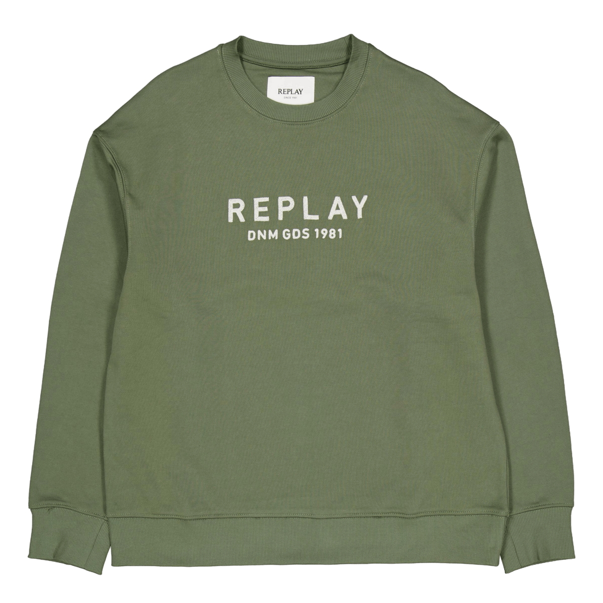 Embroided Logo Sweatshirt Military