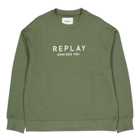 Embroided Logo Sweatshirt Military