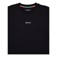 Replay Basic Logo Tee Black