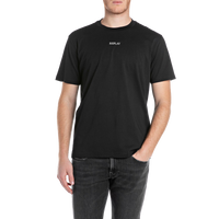 Replay Basic Logo Tee Black