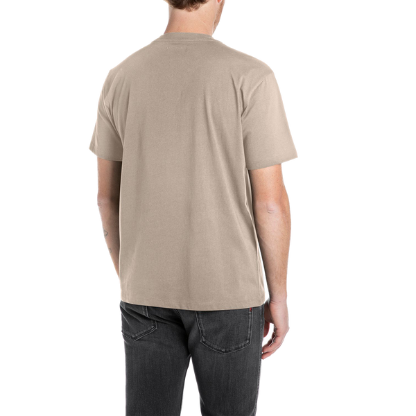 Replay Basic Logo Tee Turtledove